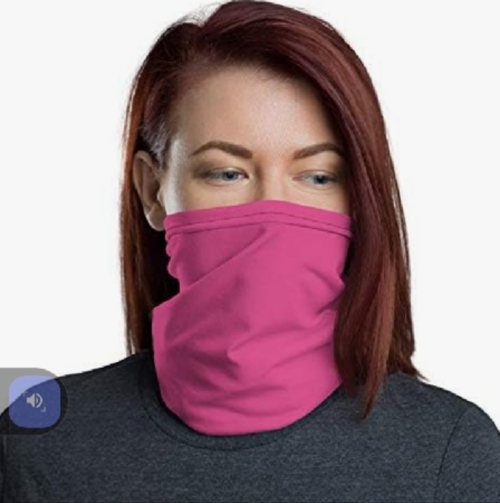 Pink Neck Gaiter for Women